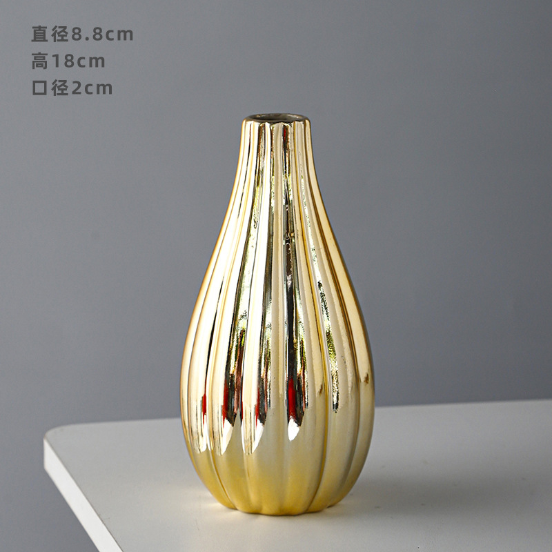 Nordic inswind vasijas de cerámica vintage vasijas creativas galvanizadas decoración del hogar vasijas hidropónicas ornamentos arreglos florales