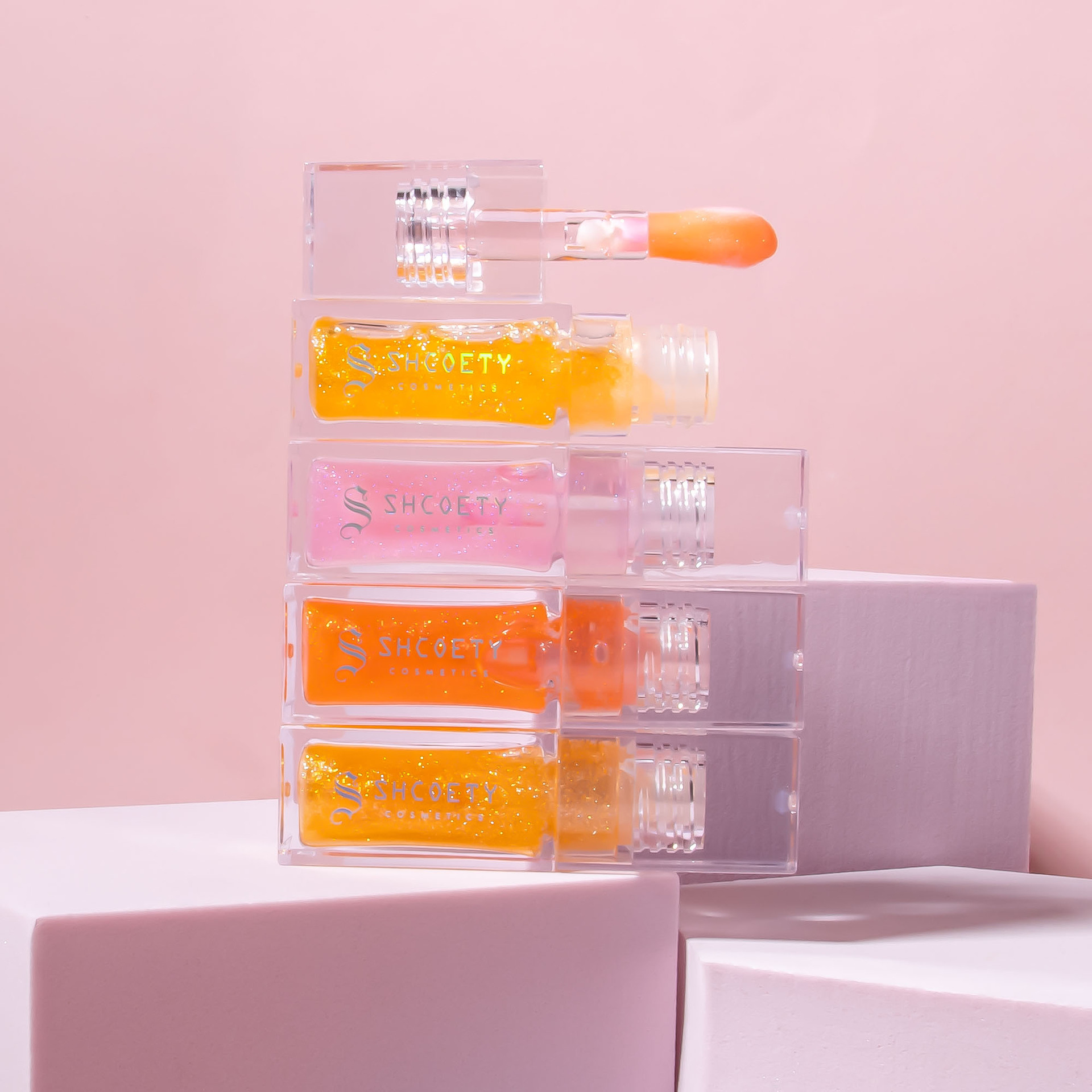 SHCOETY Cross-border Thermochromic Lip Oil Moisturizes and hydrates, easy to color, pearlescent fine shimmering color-changing lip gloss, and dudu Lip gloss undefined
