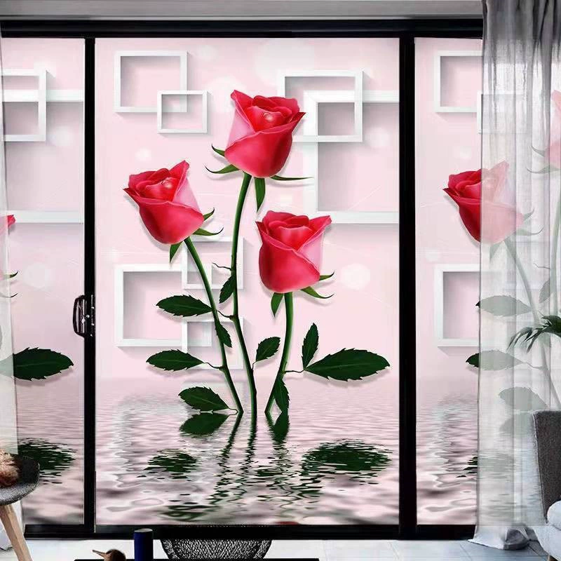 Glass window stickers, electric matte sticker, transparent protective underware