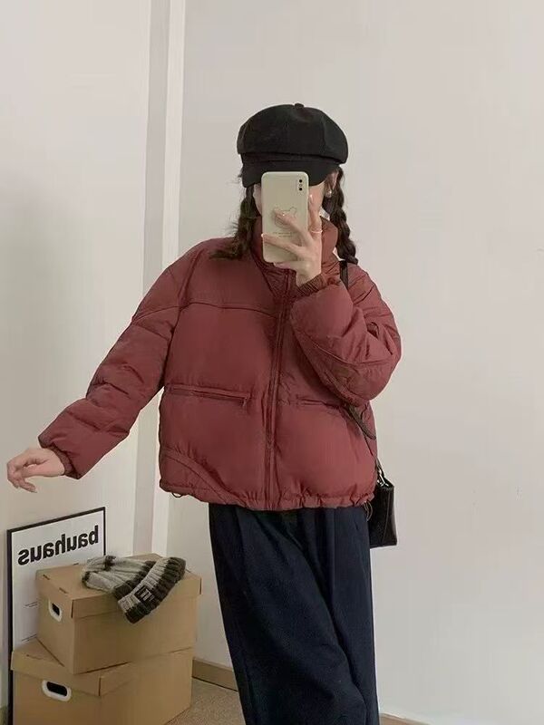 2025年羽绒服冬季女短款日韩风冬季新款鸭绒高级感羽绒服|undefined