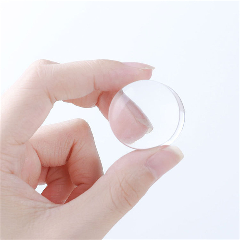 Exclusividad transfronteriza para sellos de uñas, silicona transparente, impresión francesa, sello girante, herramienta de impresión telescópica de doble cabezal con tapa