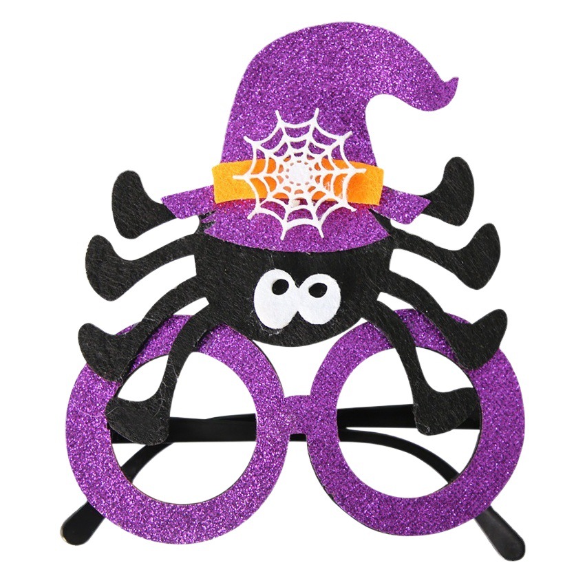 Gafas de Halloween 2026, accesorios divertidos para fotos, suministros de decoración para fiestas temáticas de fantasmas, gafas de plástico de dibujos animados de Halloween
