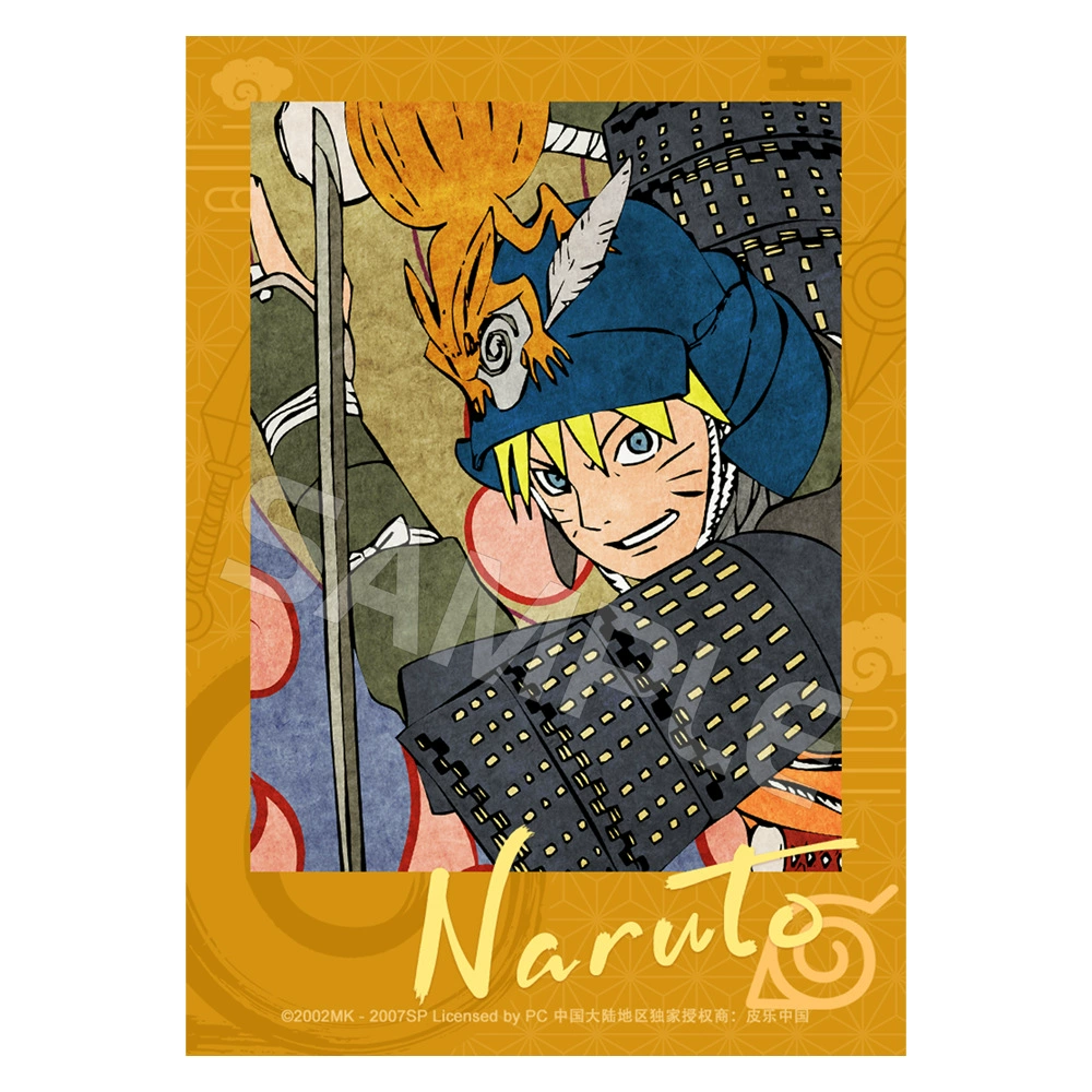 Открытка (Общество Мориван) Naruto Ninja Post Series — 6.3×8.9 см, коллекционная карточка с одним персонажем