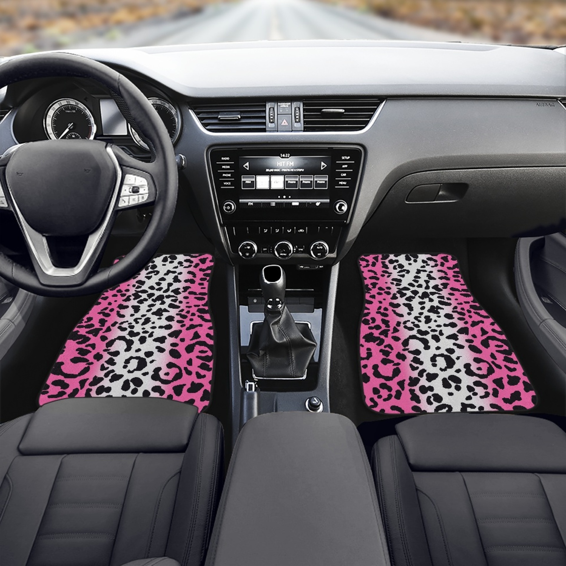 Printed Universal Car Floor Mats, Single-Piece Anti-Dirt Floor Mats for Car Interiors, Easy to Clean, Custom-Made by Carpet Manufacturers