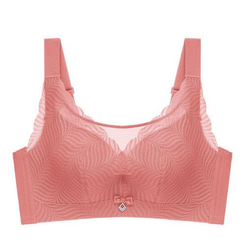 Large size bandeau style fat mm bra with top support to prevent sagging, shrink side breasts, make big breasts appear smaller, seamless all-inclusive underwear for women, thin style