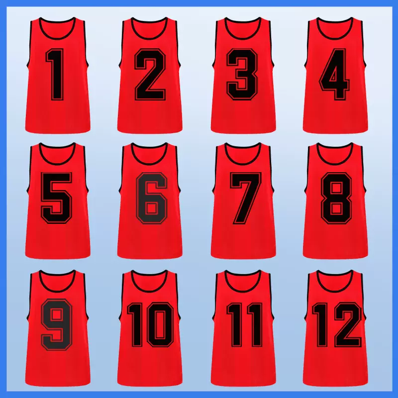 跨境网眼定制对抗服训练背心拓展服分组活动马甲广告衫分队号码服