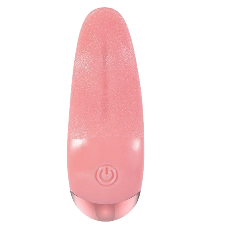 Cross-border intelligent constant temperature female simulation tongue masturbation device tongue licking climax G-spot impact adult sex toys