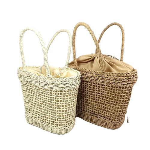  Handbag with Hollow Weaving for Women, Pastoral Style Shopping Bag, Beach and Sand Style, Trendy, Korean and Japanese INS Style