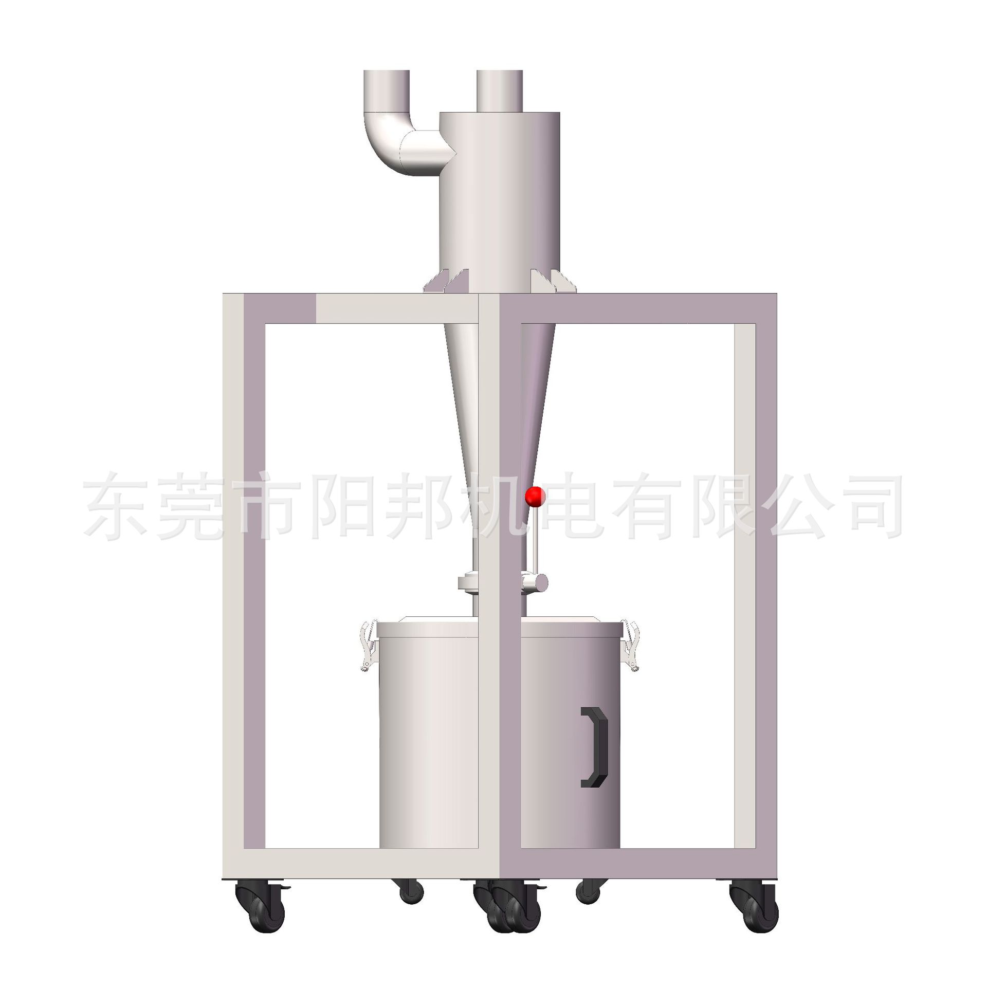 厂家直销不锈钢集尘器 旋风分离器 粉尘回收 可来图制作