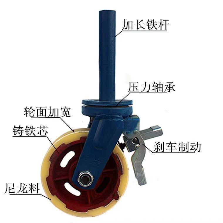 厂家制造.风电扇叶转运车脚轮 . 静音万向脚轮.自动复位脚轮.