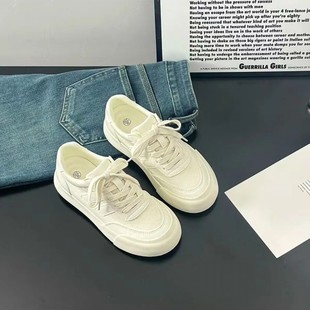 6540 Board Shoes Women's 2024 Summer Breathable Low-top Elegant Silver Sole Casual Shoes All-match Student Soft Sole