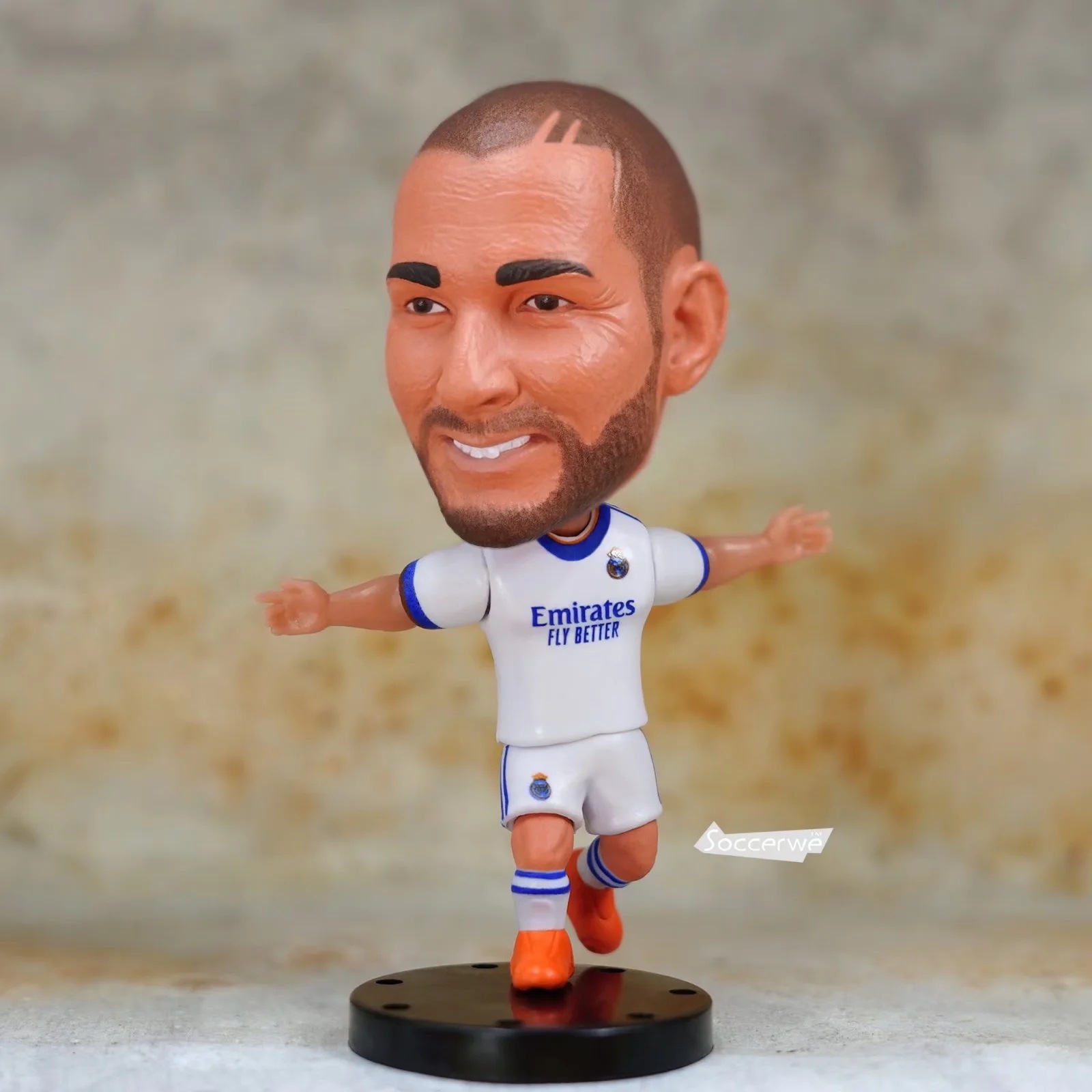 Jugador estrella Benzemahaland Vinicius C Ronaldo Messi Naymar Doll Mbappé Doll