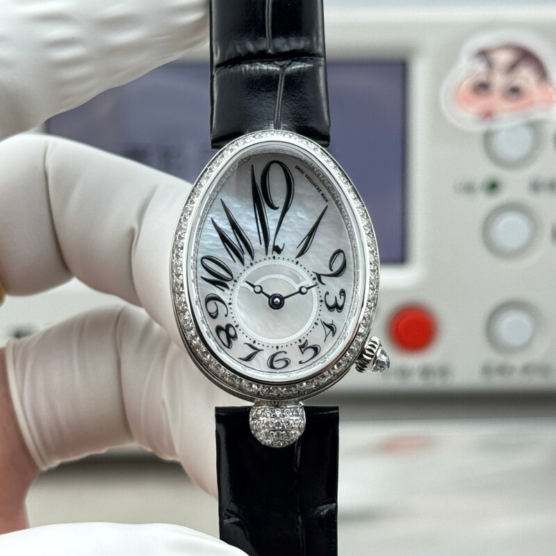 Naples Queen women's watch, oval-shaped, fully automatic mechanical watch, pebble-patterned mother-of-pearl mechanical watch for women Naples Queen women's watch, oval-shaped, fully automatic mechanical watch, pebble-patterned mother-of-pearl mechanical watch for women