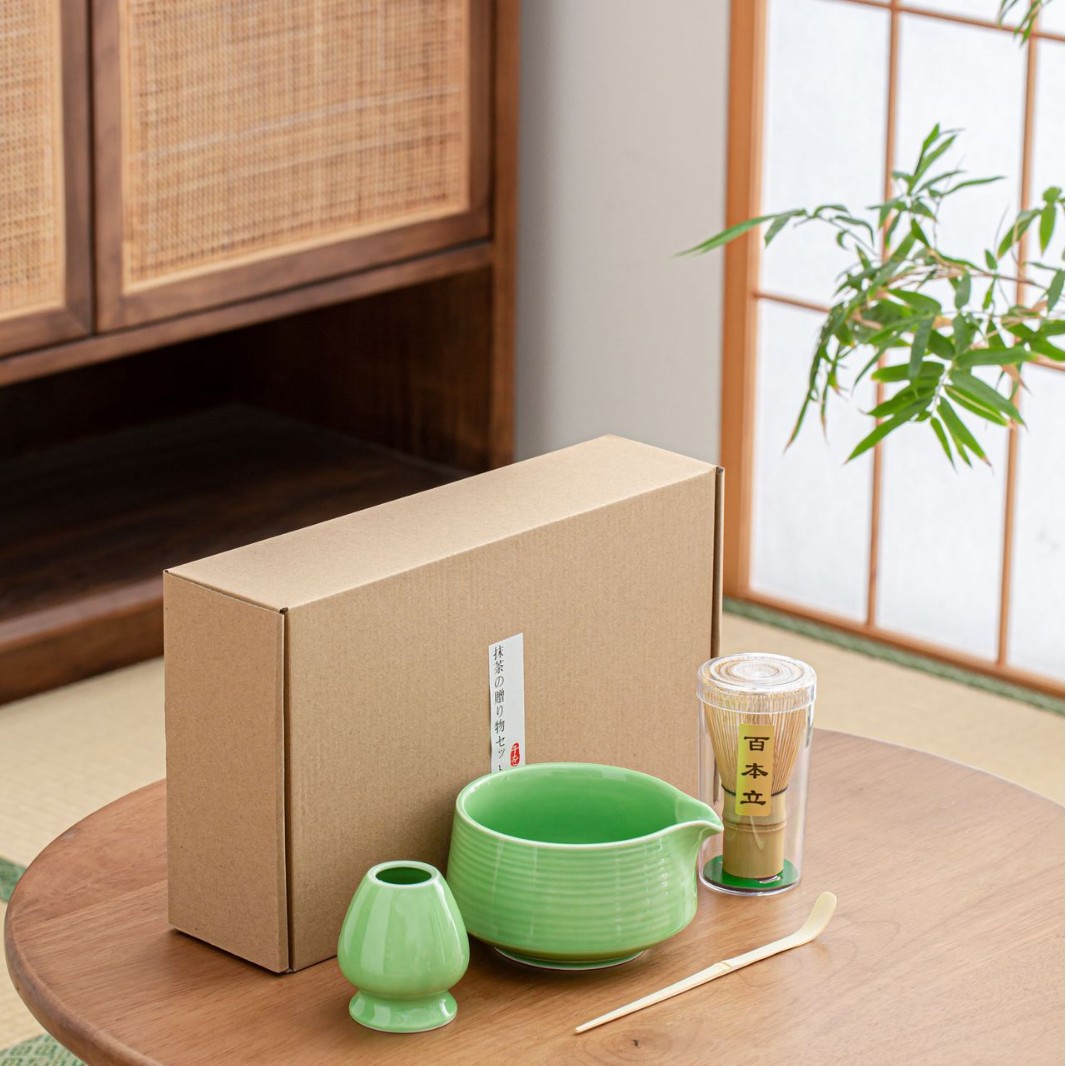 Caixa de regalo de estilo japonés de la dinastía Song, set de herramientas para ordenar té Matcha Matcha