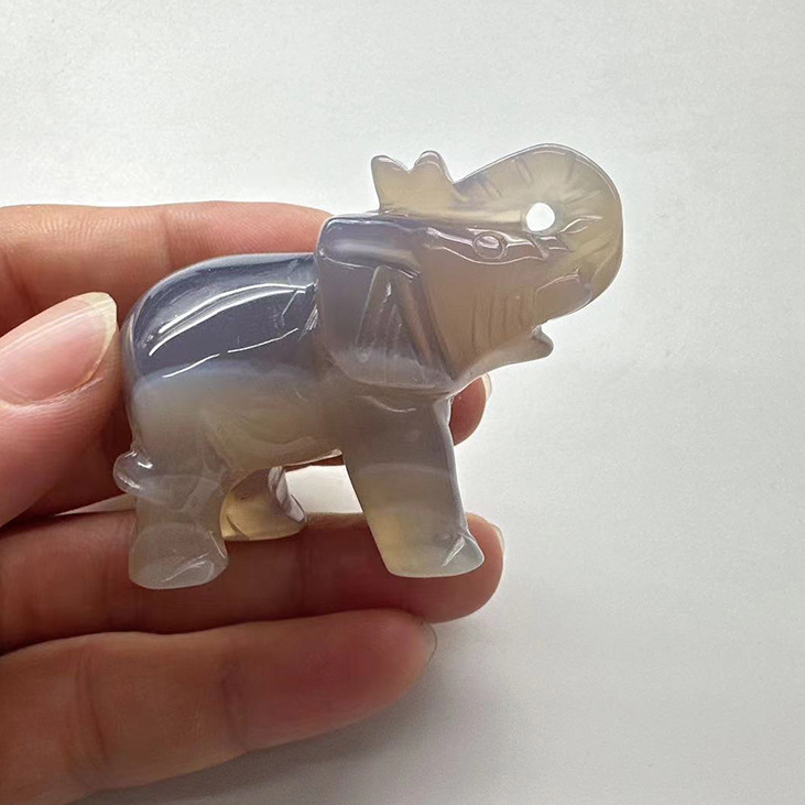 国境を越えた黒縞メノウ象玉の家庭装飾品水晶粉晶七彩蛍光石花緑灰メノウ|undefined