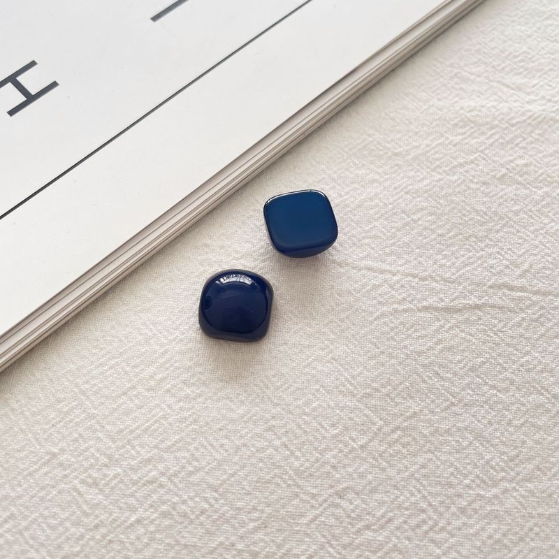 彩色珠光馒头半丸四方果冻百搭树脂贴片DIY发卡耳环耳钉材料配件|undefined