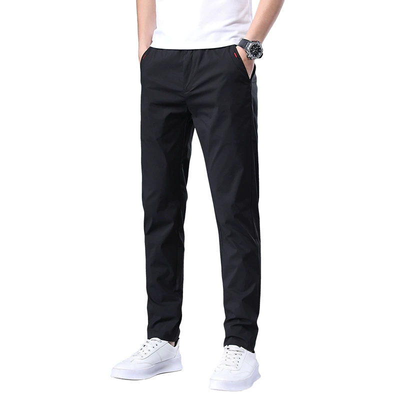 Комбинезон, мужские дышащие спортивные брюки, slim fit, свободные прямые