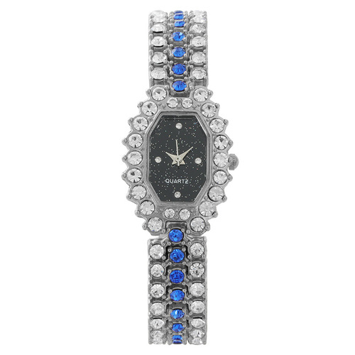 Foreign trade fashion diamond-set square rhombus women's watch women's watch bracelet watch quartz watch women's color diamond watch