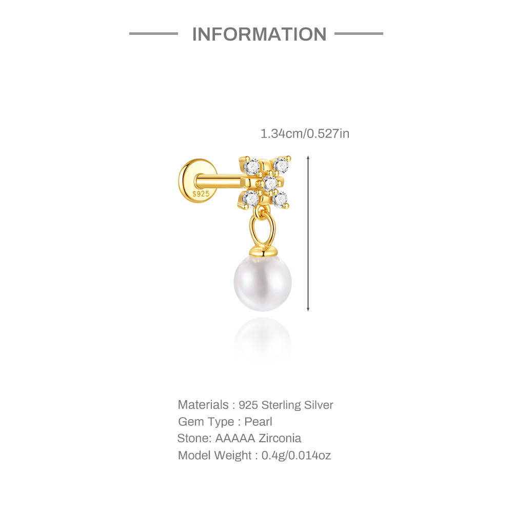 1g Weight Zircon Inlay Material Ear Studs Classification Ear Cartilage Rings & Studs Piercing Type 1 Piece Quantity Daily Occasion 925 Sterling Silver Material Geometric Pattern All Seasons Season Unisex Gender Elegant, Simple Style Style 1 Piece Ear Cartilage Rings & Studs Elegant Simple Style Geometric 925 Sterling Silver Zircon Ear Cartilage Rings & Studs 无