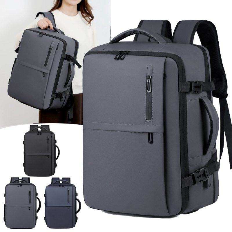 Travel Multi-compartment Laptop Bag, Water-resistant Handbag, Business Expansion Large-capacity Backpack_voghion.com