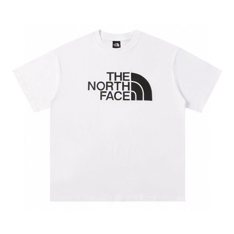 NTノースフェイスの純綿Tシャツの正しいバージョン、男性と女性用、カップル向けの同じスタイル、トレンディなプリント、幅広で多用途、カジュアル半袖|undefined