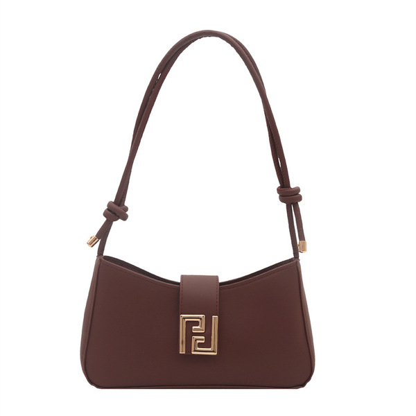 Trend solid color design underarm bag