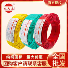 深圳成天泰電線電纜純銅軟電線BVR1.5/2.5/4/6平方國標家用多股線