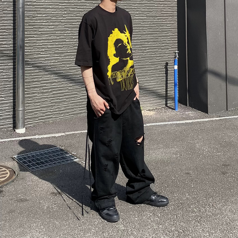 Street Undermycar Pantalones rectos para hombres sueltos pantalones de piernas casuales