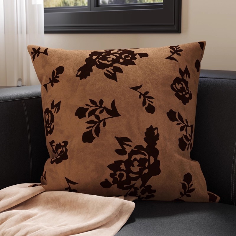 Sofá de sala de estar retro de alto nivel, almohada de cabecera, almohada de cintura en la cama, ventana flotante, almohada de respaldo con núcleo desmontable y lavable