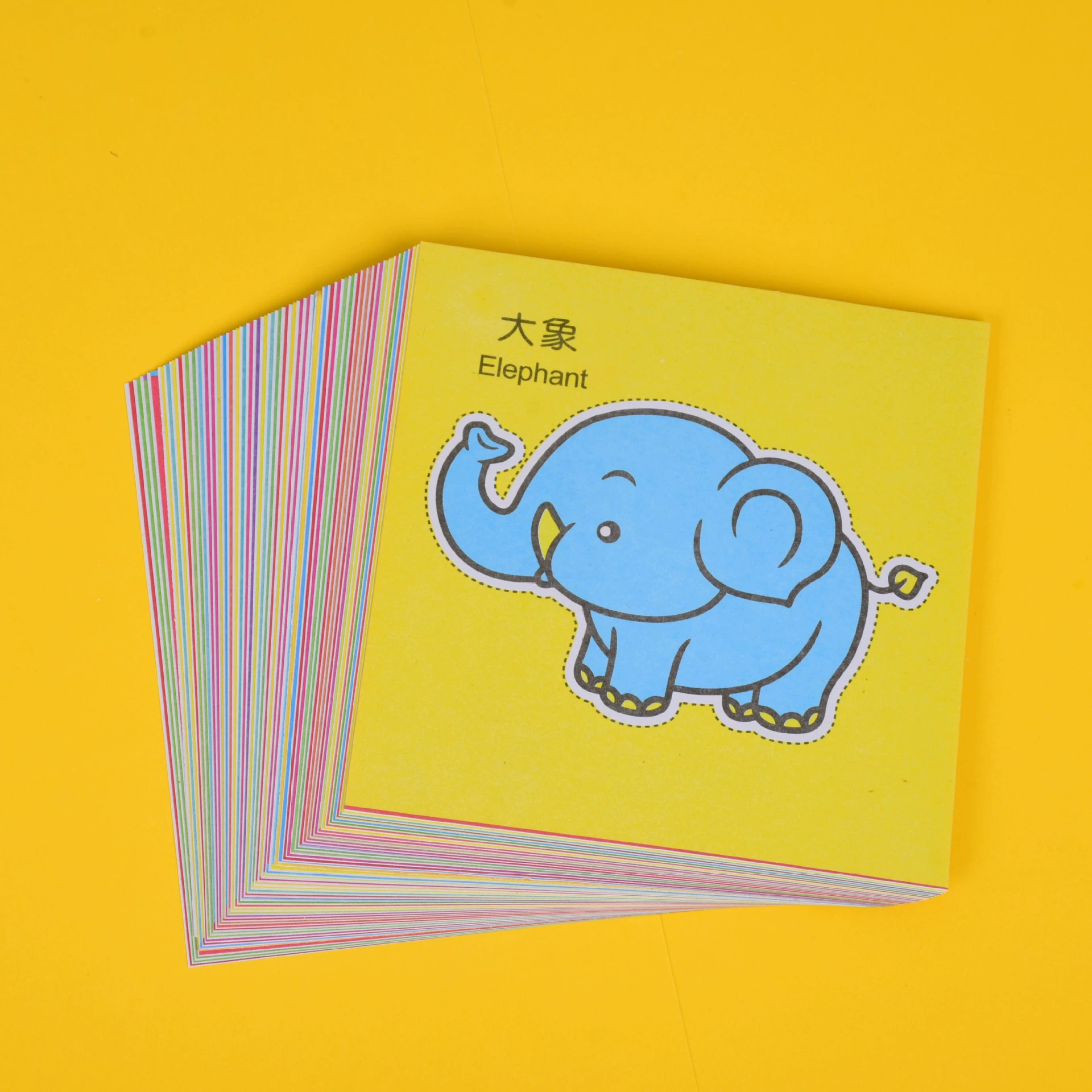 Cartoon origami for kindergarten, handmade, increased thickness