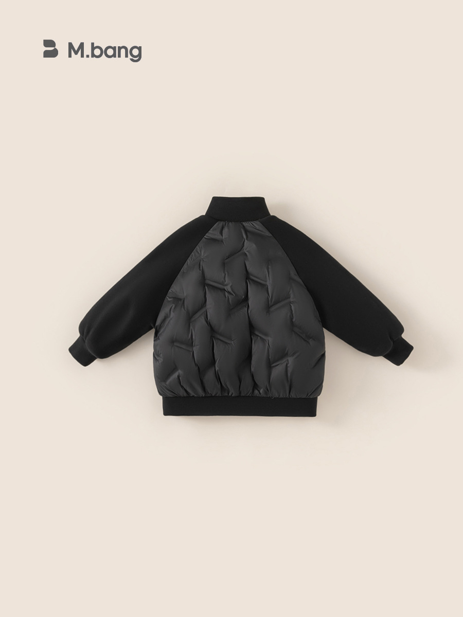 Youbao ropa para niños chaqueta de invierno para niños 2024 nuevo estilo estilo estilo occidental costura chaqueta de punto de otoño e invierno DY84015