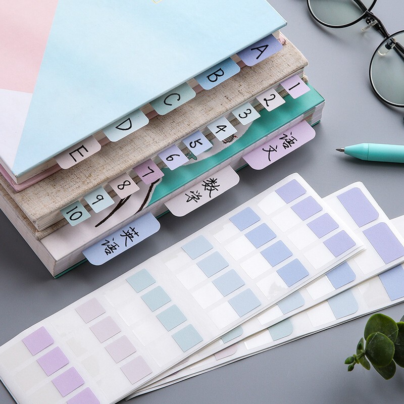 Student classification writing mark index sticker sticker sticker sticker sticker color fluorescent sticker sticker paper lead cord sticker wholesale