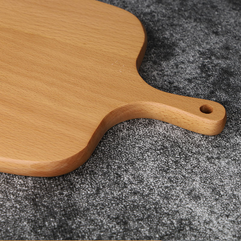 Venta al por mayor de doble cara disponible tablero de pan de haya cocina Placa de pizza de temperatura constante antideslizante tabla de cortar de madera hogar gran cantidad descuento