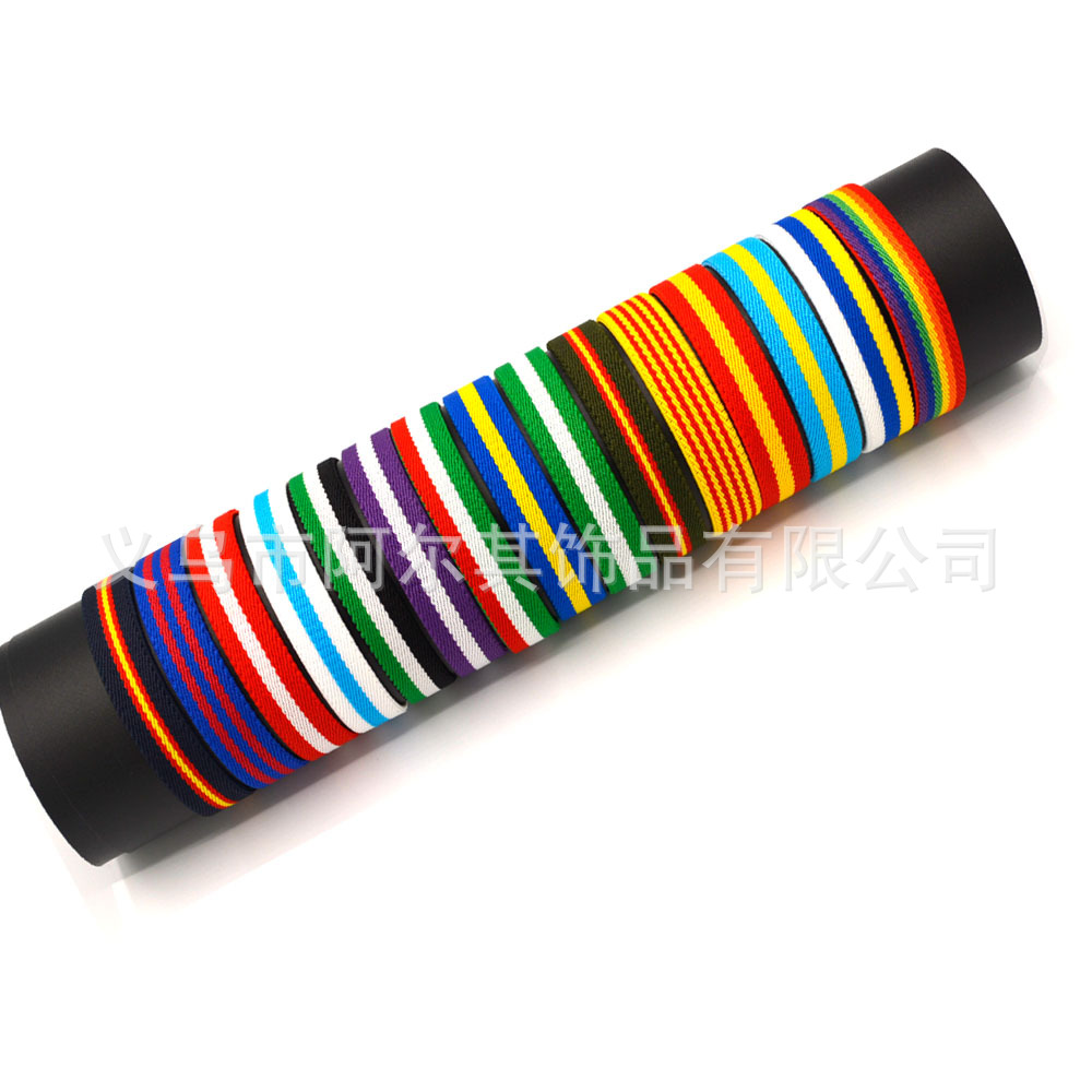 AliExpress Ebay cross-border supply hot selling all-match Simple Men's contrast color rainbow bracelet couple bracelet