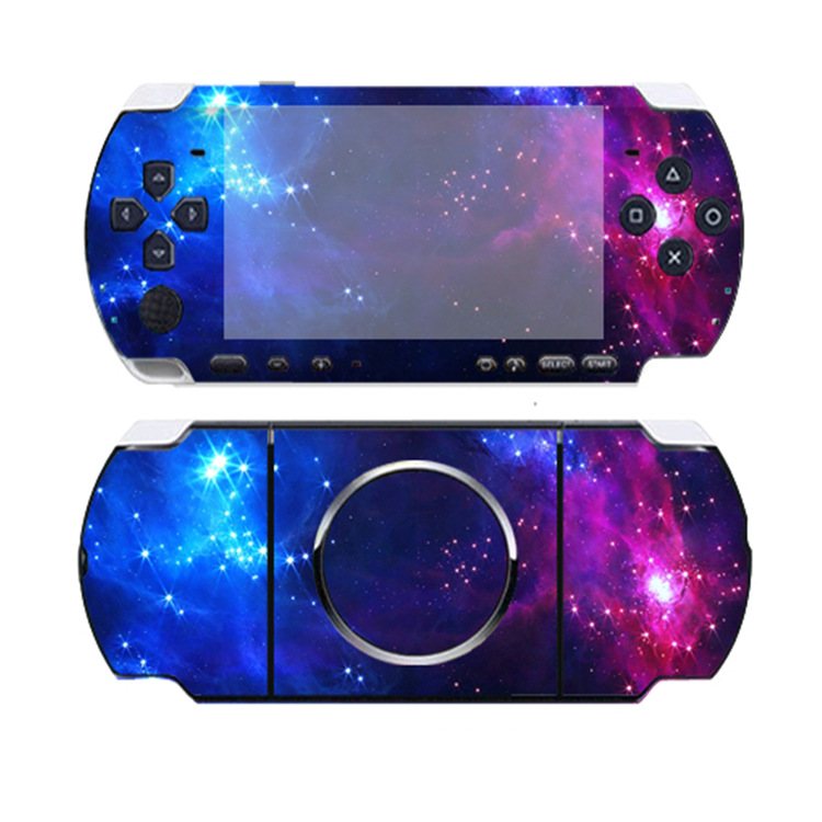 PSP1000/2000/3000痛机贴 贴膜 贴纸全身贴保护贴 炫彩星空 木纹