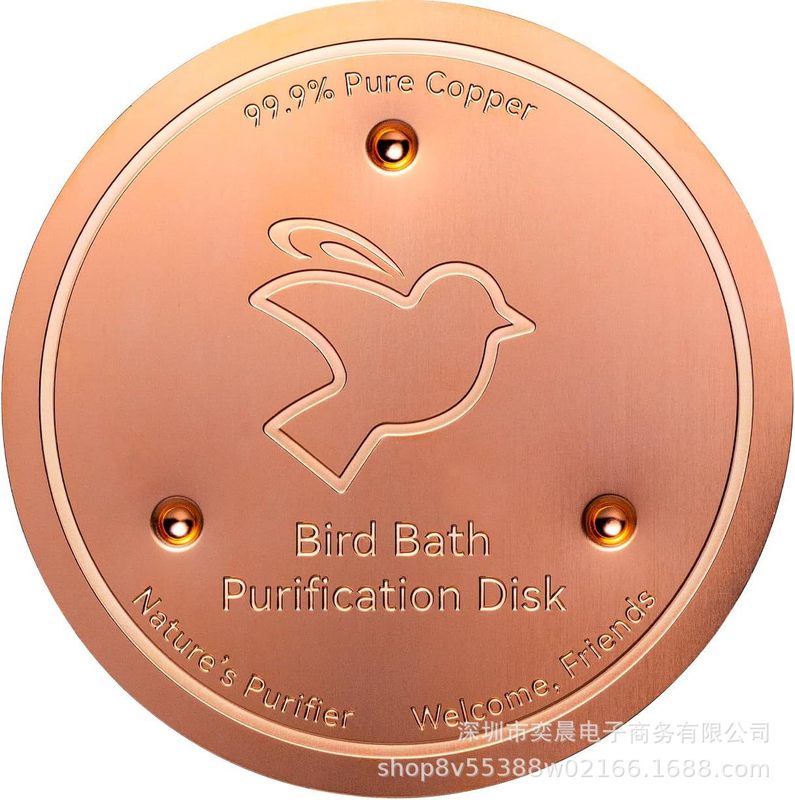 跨境亚马逊新品  bird bath  disk  鸟水池清洁器 铜质圆盘|undefined
