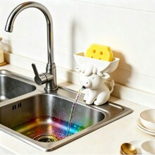 Highland Cattle Sponge Holder �ߵ�ţϴ�ֺ��d�� 3Dˮ�ۺ��d