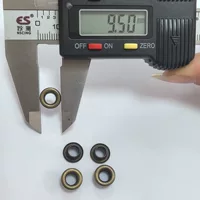 300 #9,5 × 5 × 4,9 воздушно-глазная пряжка, окрашенная электрическая белая нержавеющая сталь, медно-железная одежда