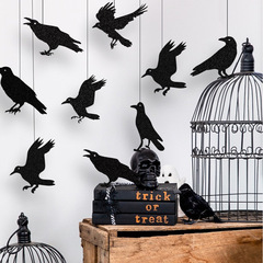 Amazon ハロウィン鳥かごホラー装飾旗カラス吊り下げバナー鬼祭りパーティーシーンレイアウト在庫あり