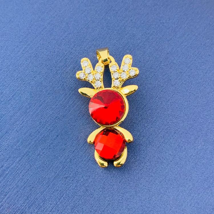 2022 nuevo trébol giratorio simple cien colgante fuente joyería fábrica al por mayor directa sin cadena