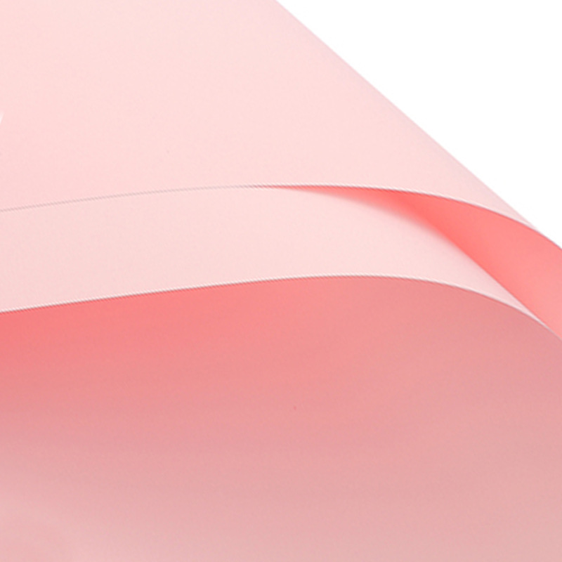 Deca papel de embalaje de flores de color sólido en stock al por mayor papel ouya impermeable material de la tienda de flores papel de embalaje material de bricolaje