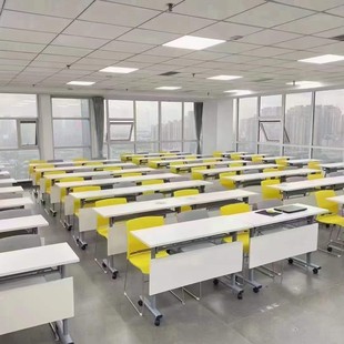 Customized Wholesale Northeast Folding Long Conference Training Table Modern Simple Commercial Office Furniture Tables and Chairs