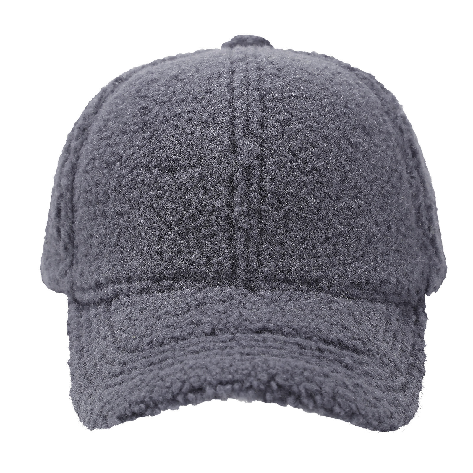 Winter Lamm Wolle Baseball Caps Für Kinder Baby Kinder Warme Dicke Feste Farbe Golf Caps Mädchen Junge Sport Gebogene Krempe Visiere Hut – Detail 17
