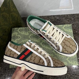 High Version Embroidered 1977 Vintage Canvas Shoes G Family Old Flower Color Splicing Men's and Women's Casual White Shoes sneaker