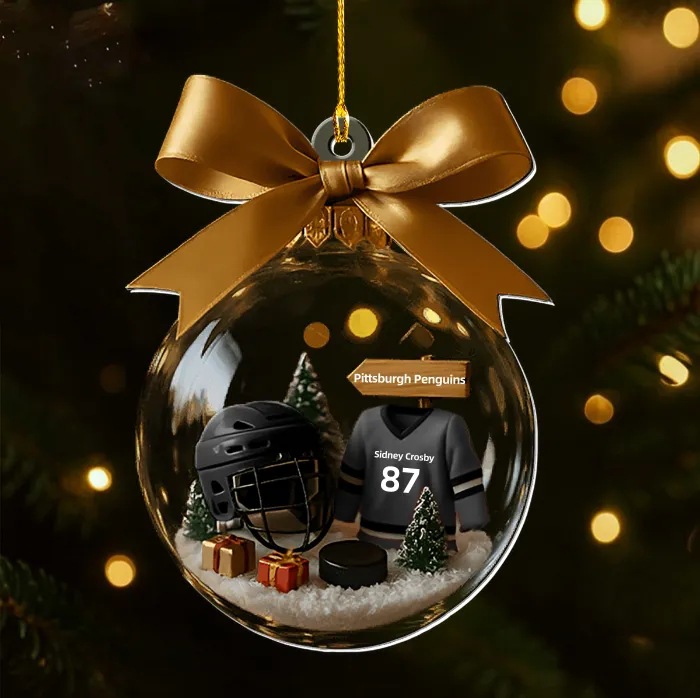 Nuevos productos transfronterizos esféricos árbol de Navidad colgante decoración redonda decoración de Navidad regalos de Navidad artesanía acrílica image 11