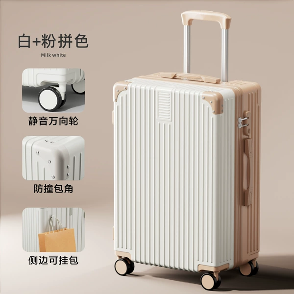 Pink white match -anti -collision bag angle+side hook/scratch -resistant wear resistance