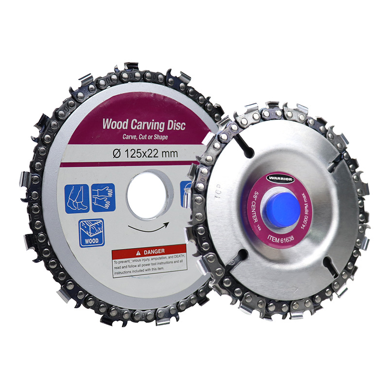 木工链条盘切割片4/5英寸角磨机链盘木材开槽锯片电动电链锯