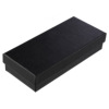 Rectangular watch box, black accessory, suitable for import