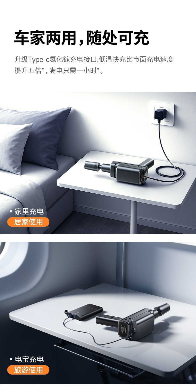 Wireless Car Washing Machine, High-Pressure Water Gun, Household Electric Lithium Battery, 2026 New Model Cleaning Machine, Powerful Booster Device
