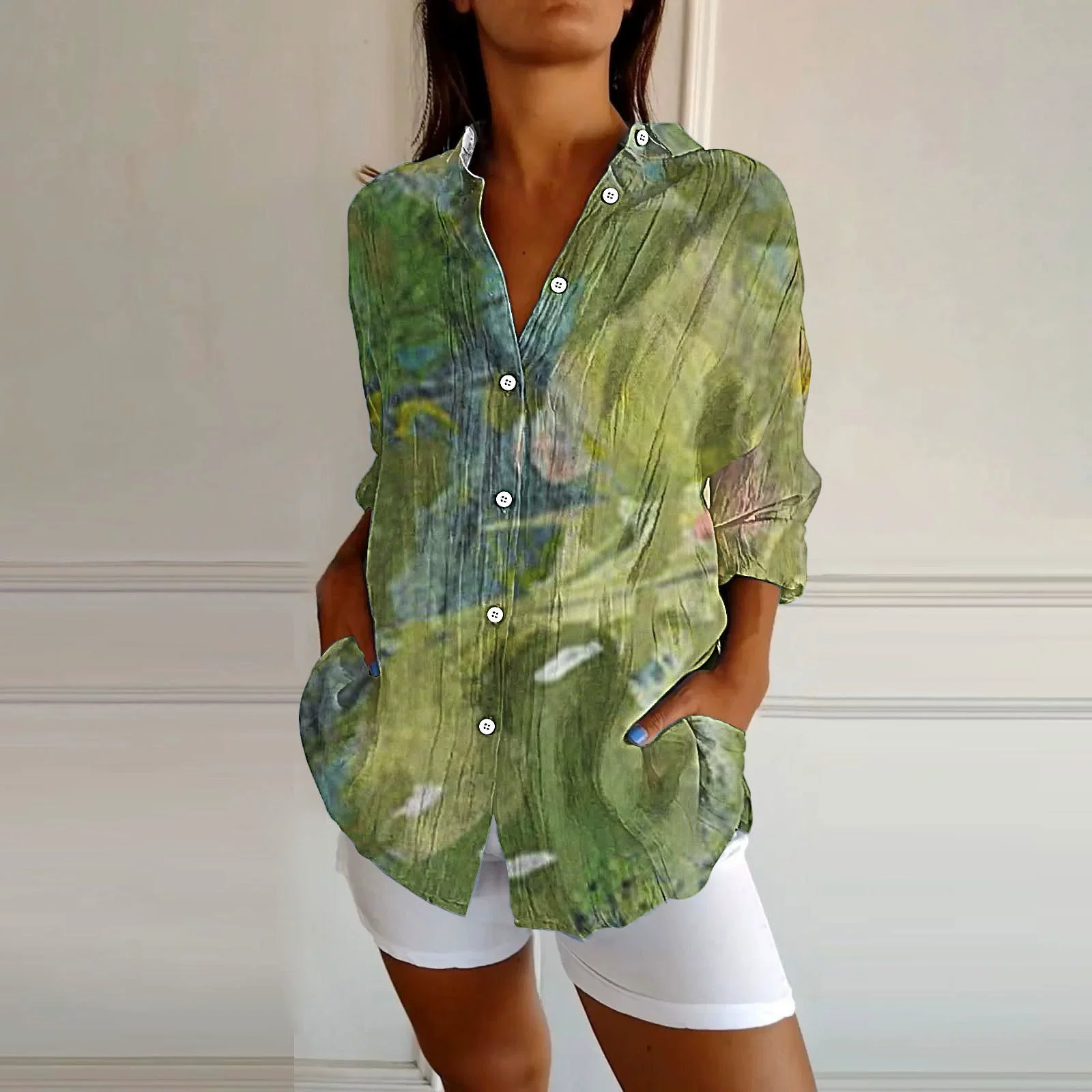 (Cross-border trading), shirt, 3D, European style